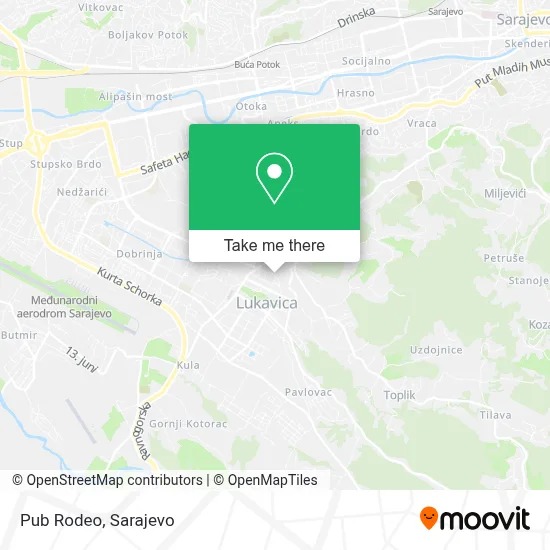 Pub Rodeo mapa