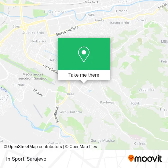 In-Sport mapa