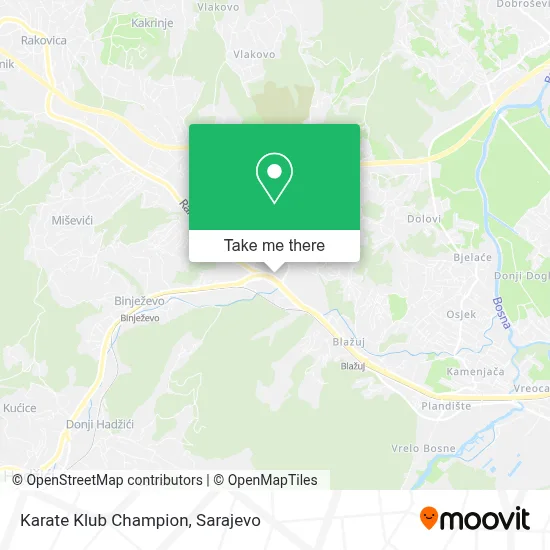 Karate Klub Champion mapa