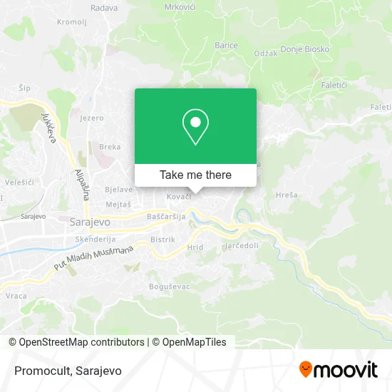 Promocult mapa
