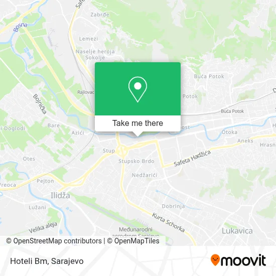 Hoteli Bm mapa