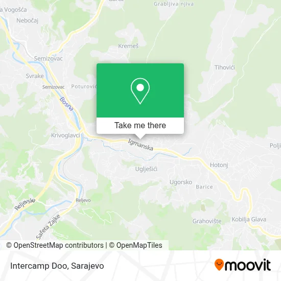 Intercamp Doo mapa