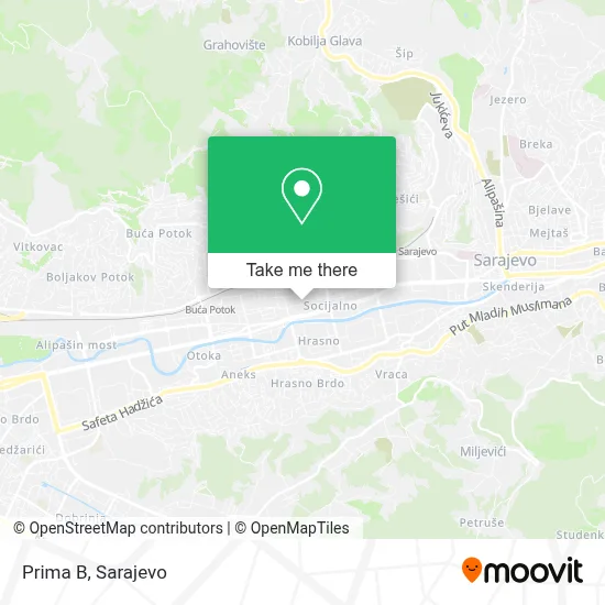 Prima B mapa
