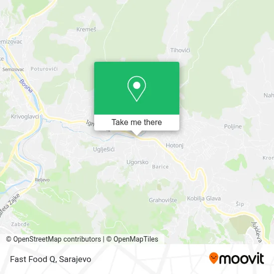 Fast Food Q mapa