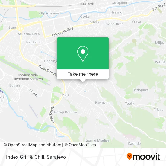 Index Grill & Chill mapa