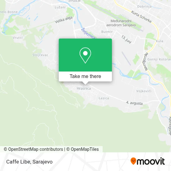 Caffe Libe mapa