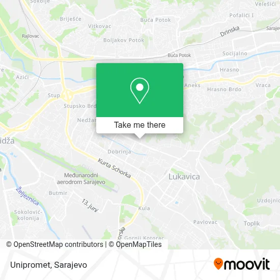 Unipromet mapa