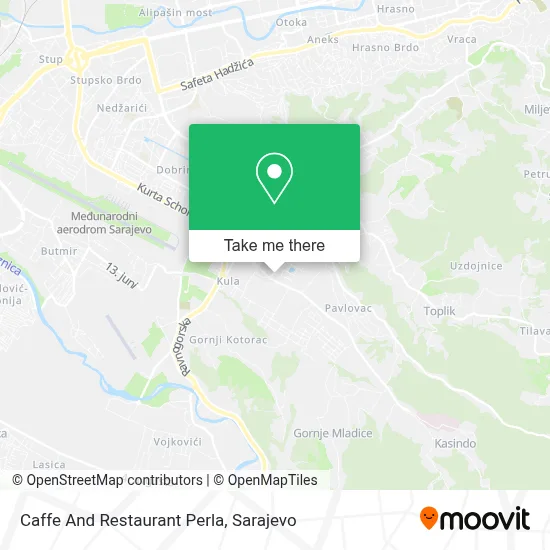 Caffe And Restaurant Perla mapa