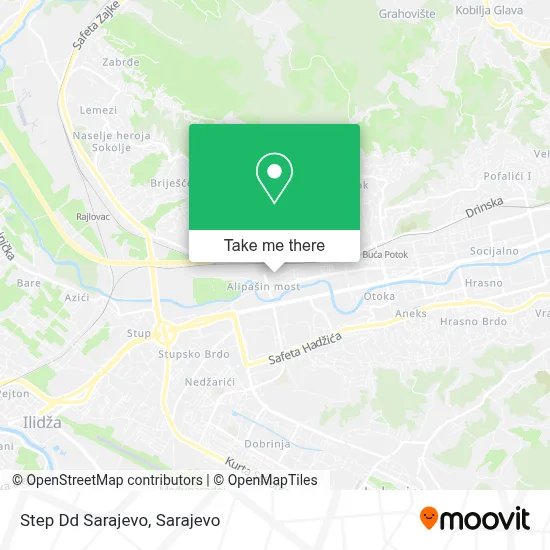 Step Dd Sarajevo mapa