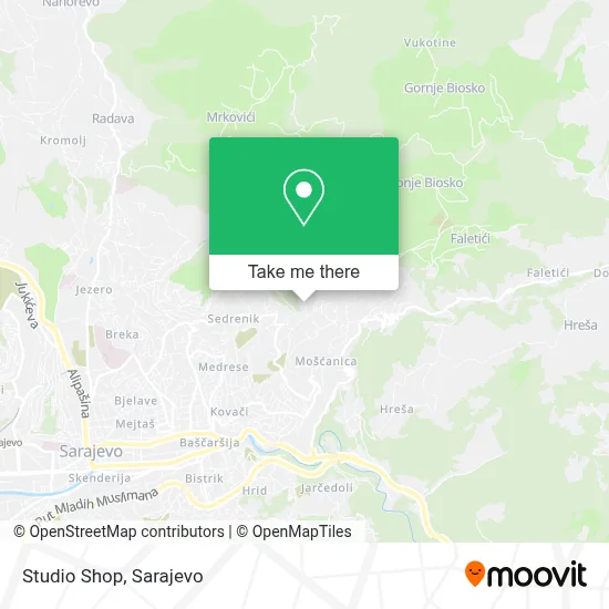 Studio Shop mapa