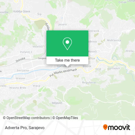Adverta Pro mapa