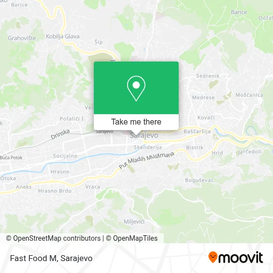 Fast Food M mapa