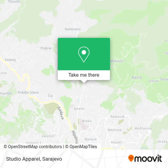 Studio Apparel mapa