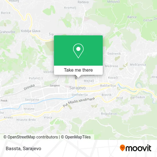 Bassta mapa