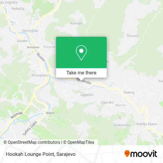Hookah Lounge Point mapa