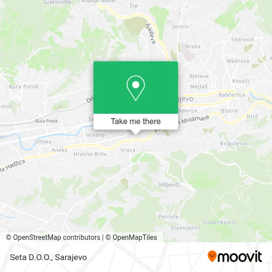 Seta D.O.O. mapa