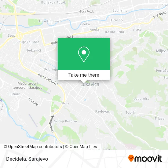 Decidela map