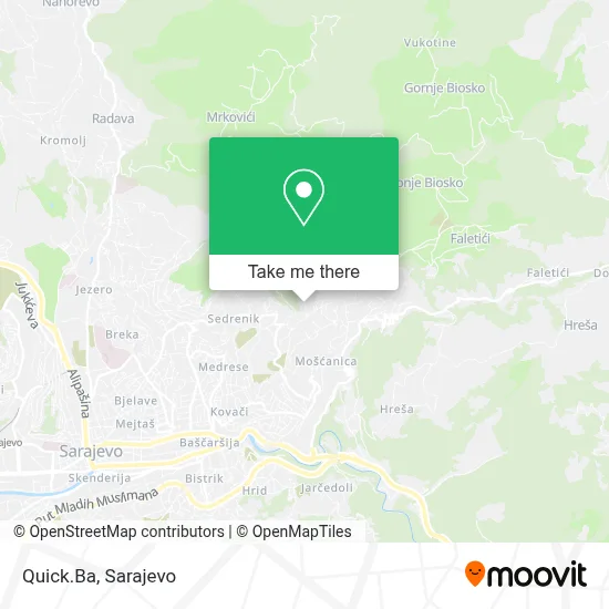 Quick.Ba mapa