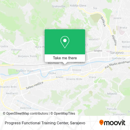 Progress Functional Training Center mapa