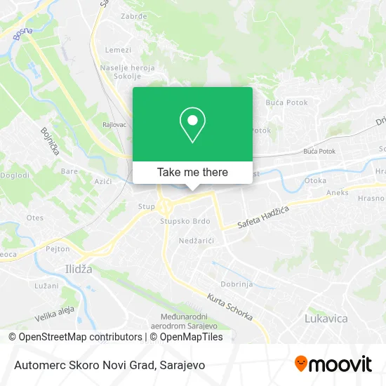 Automerc Skoro Novi Grad mapa