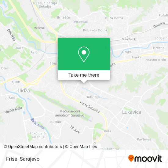 Frisa mapa