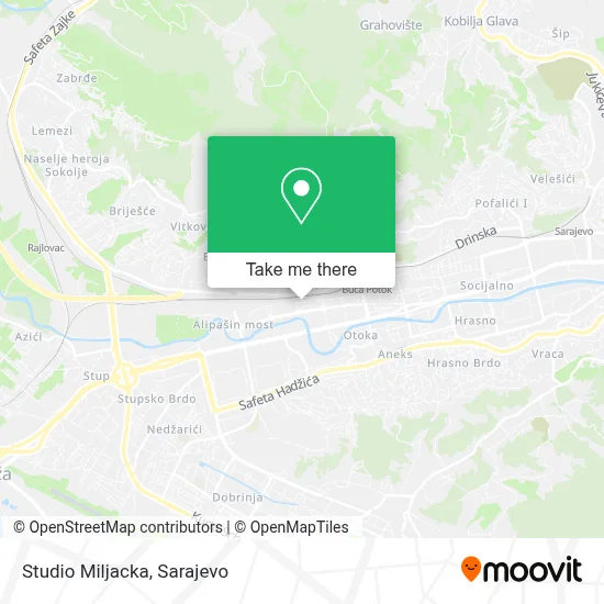 Studio Miljacka map