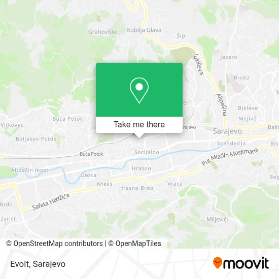 Evolt mapa