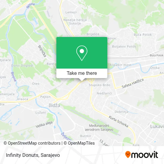 Infinity Donuts mapa