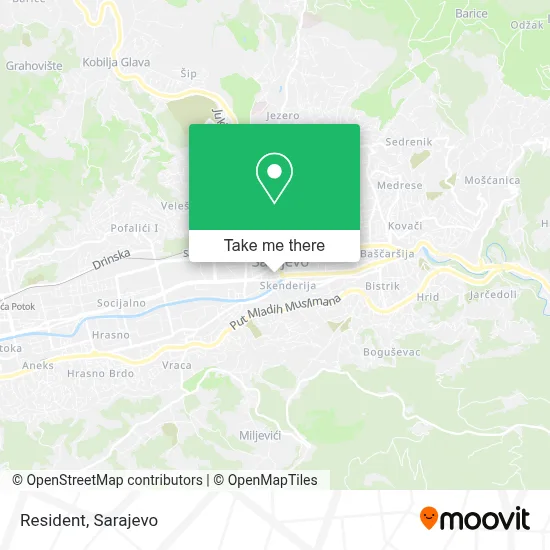 Resident mapa