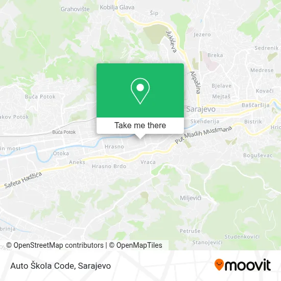 Auto Škola Code mapa