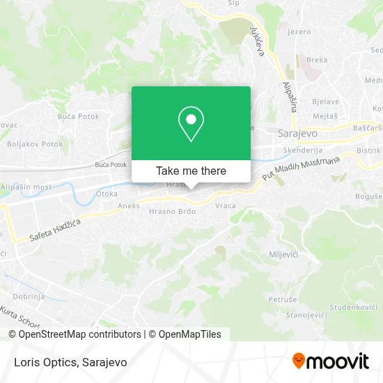 Loris Optics mapa