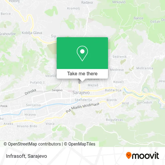 Infrasoft map