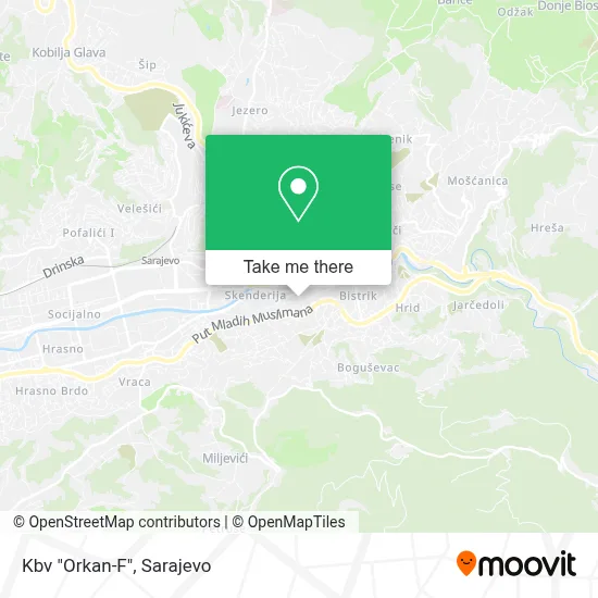 Kbv "Orkan-F" mapa