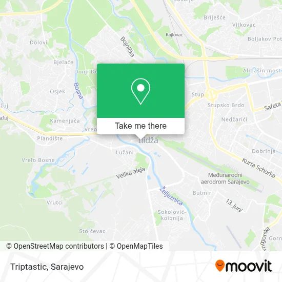 Triptastic mapa