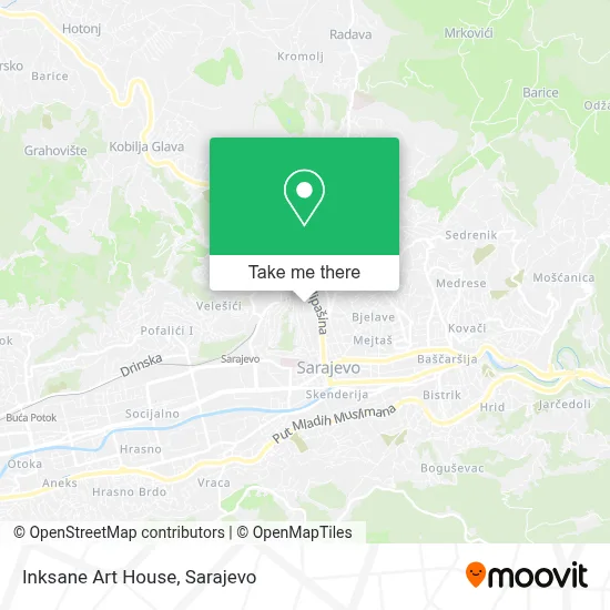 Inksane Art House mapa