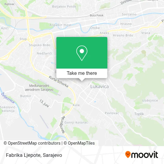 Fabrika Ljepote map