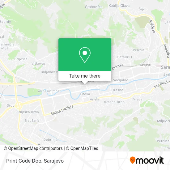 Print Code Doo mapa