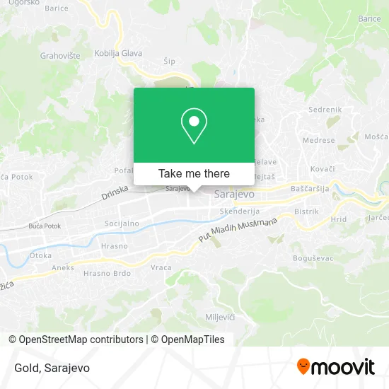 Gold mapa