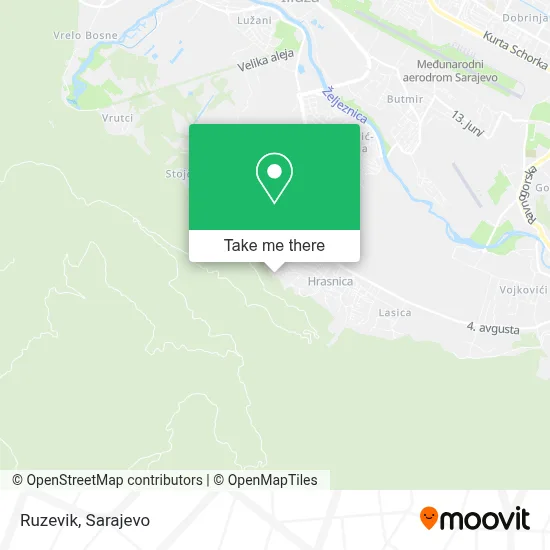 Ruzevik mapa