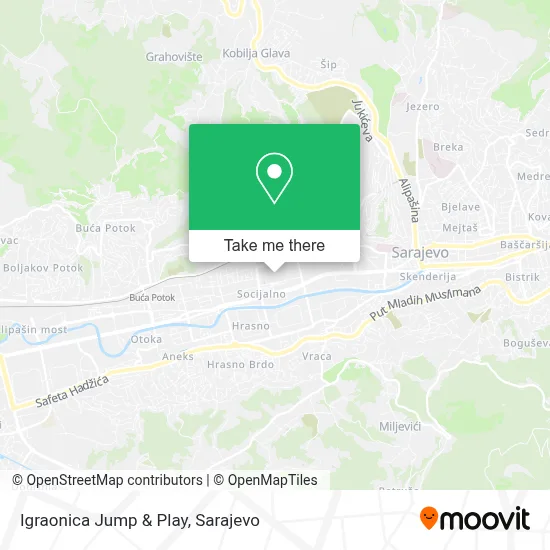 Igraonica Jump & Play mapa