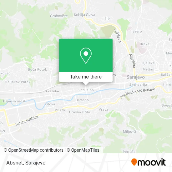 Absnet mapa