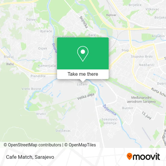 Cafe Match mapa