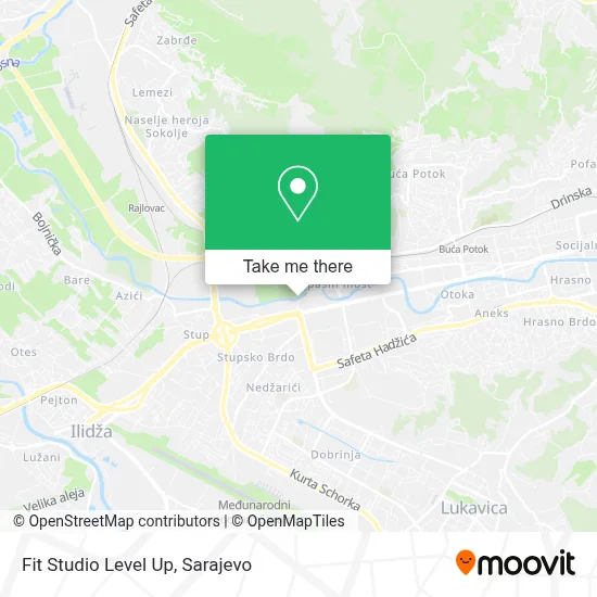Fit Studio Level Up mapa