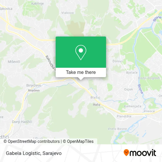 Gabela Logistic mapa