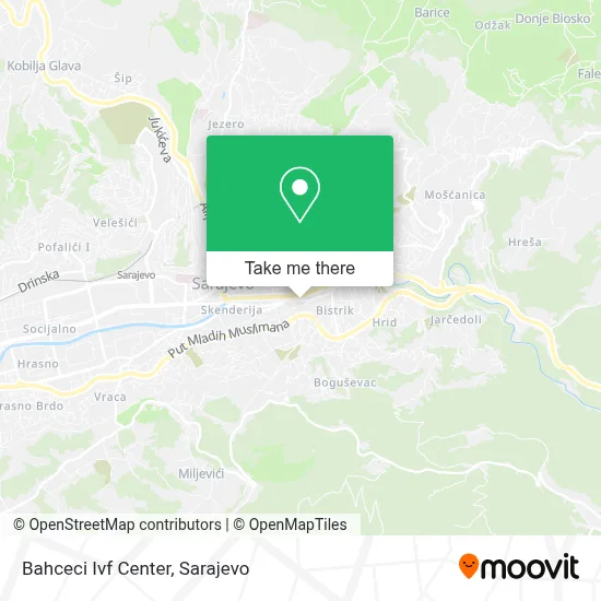 Bahceci Ivf Center mapa
