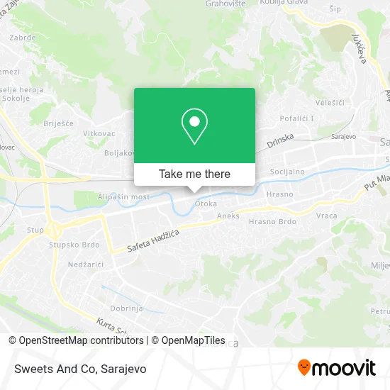 Sweets And Co mapa