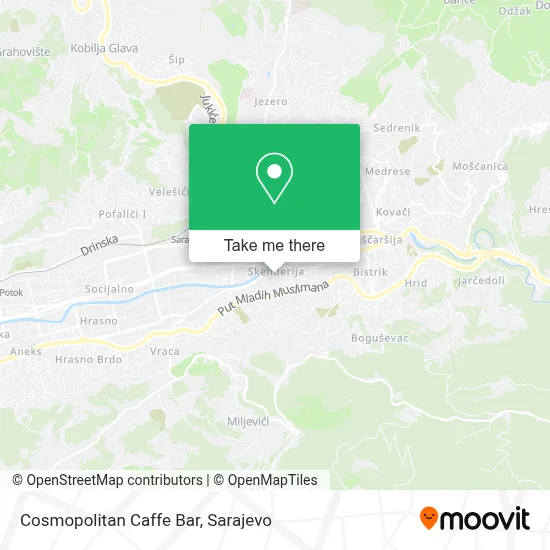 Cosmopolitan Caffe Bar mapa