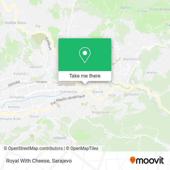 Royal With Cheese mapa