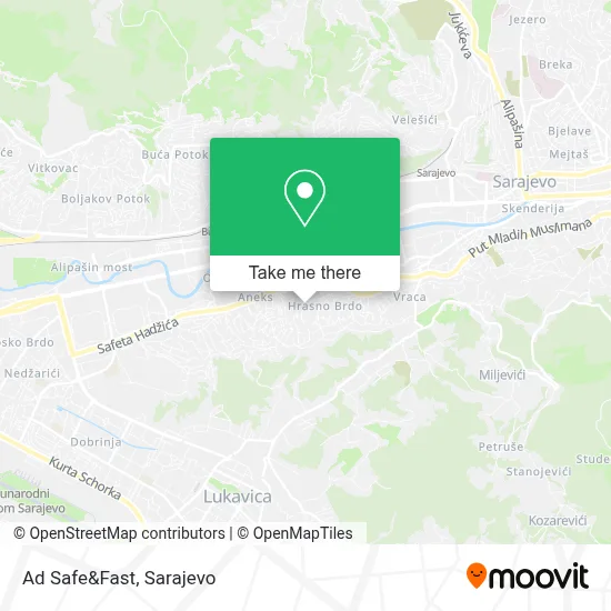 Ad Safe&Fast mapa
