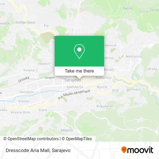 Dresscode Aria Mall mapa